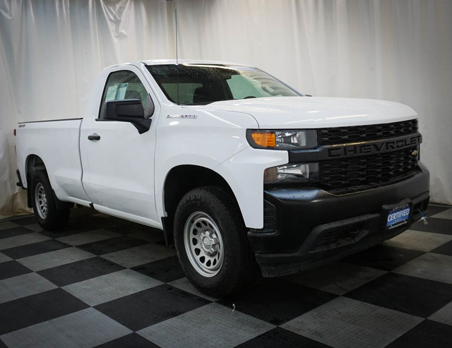 Certified Pre-Owned 2019 Chevrolet Silverado 1500 4WD Reg Cab 140 Work ...